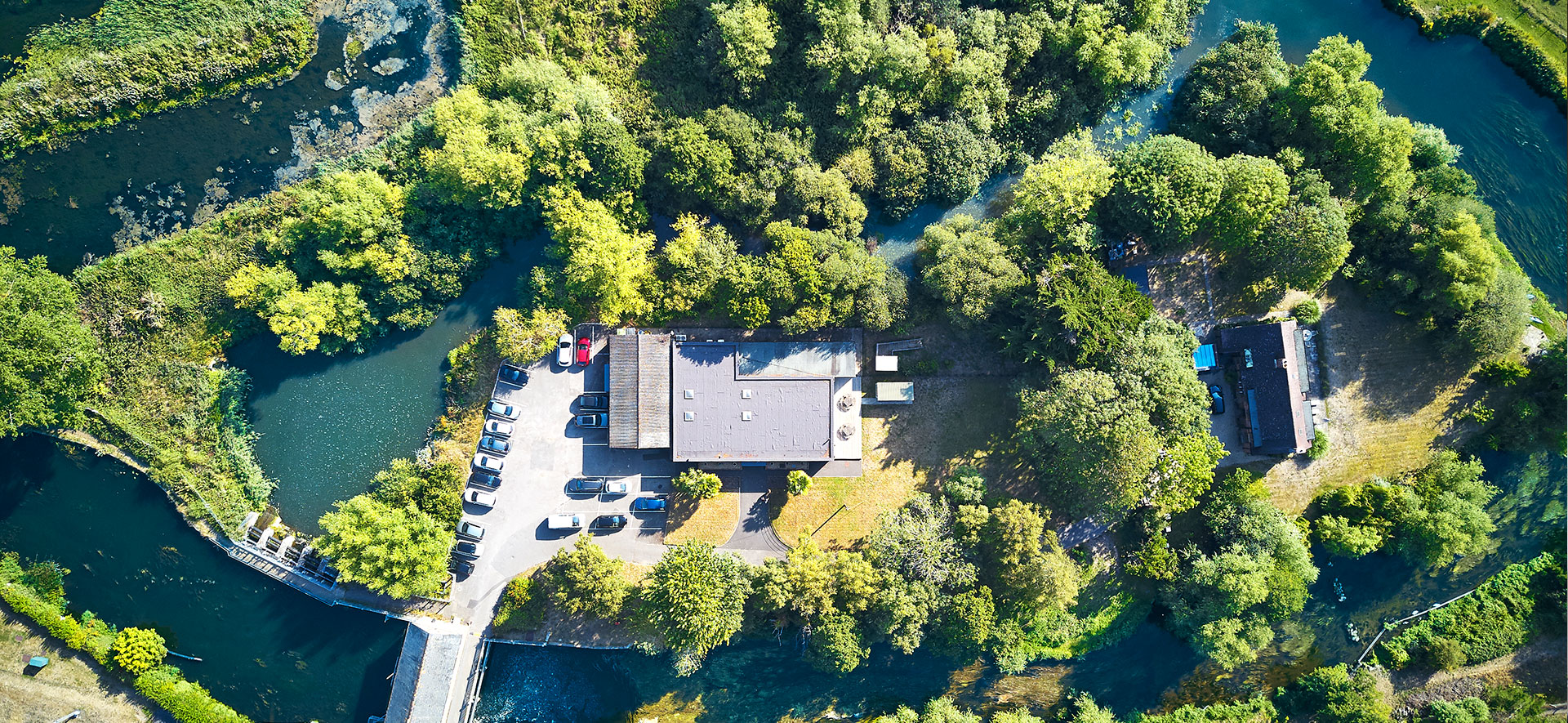 The Island overhead