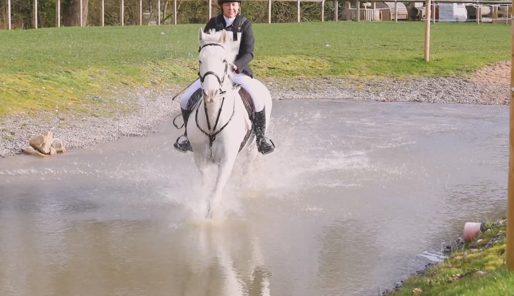 BHS Horse Rider through water
