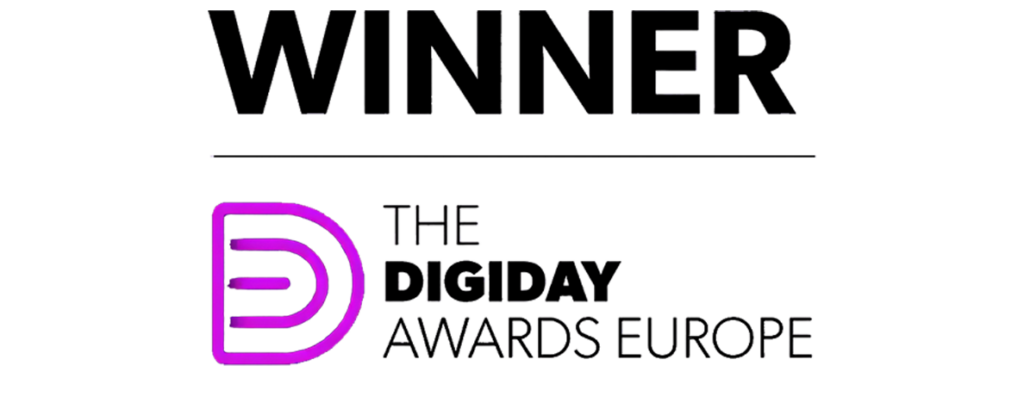 Digiday Awards Europe Winner 2021